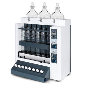 Laboratory grain, oil, and feed six-tube cellulose analyzer