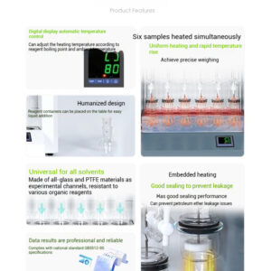 Digital fat analyzer, laboratory crude fat analyzer - Image 12