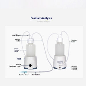 Vacuum aspirator, small liquid collector, laboratory bench waste liquid collection bottle, vacuum pump - Image 10