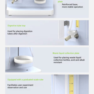 Fully automatic Kjeldahl nitrogen analyzer distillation device - Image 6