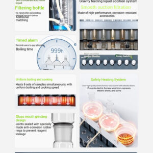 Laboratory grain, oil, and feed six-tube cellulose analyzer - Image 4