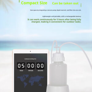 Vacuum aspirator, small liquid collector, laboratory bench waste liquid collection bottle, vacuum pump - Image 7