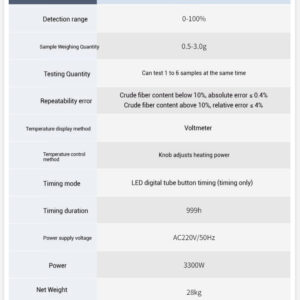 Laboratory grain, oil, and feed six-tube cellulose analyzer - Image 5