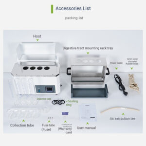 Fully automatic Kjeldahl nitrogen analyzer distillation device - Image 12
