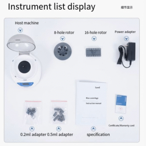 Low-speed centrifuge laboratory serum fat separation large-capacity timing floor-type centrifuge - Image 11