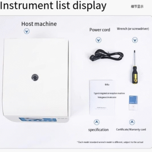 Low-speed centrifuge laboratory serum fat separation large-capacity timing floor-type centrifuge - Image 12
